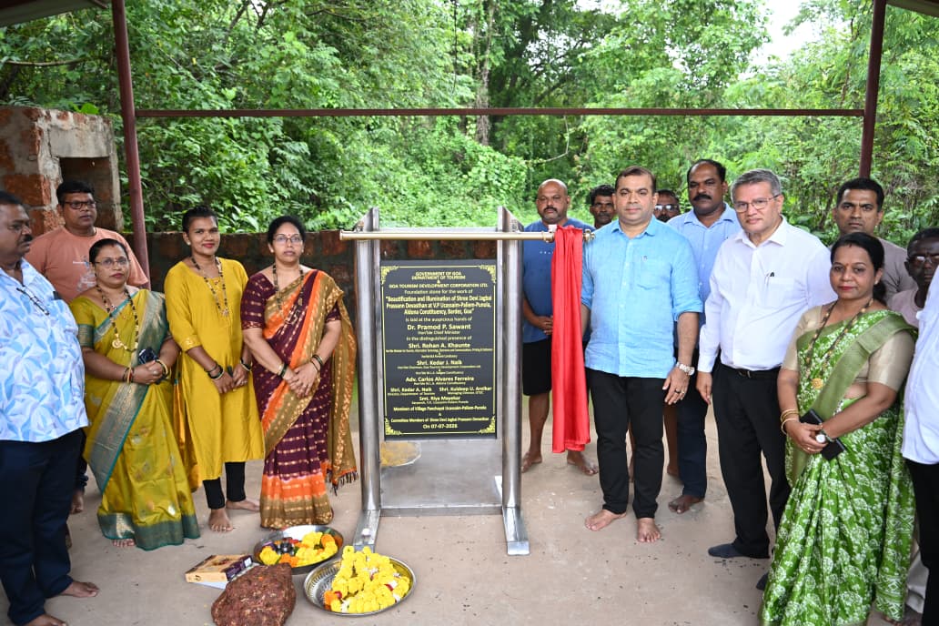 Tourism Minister Rohan Khaunte Launches Development Works in Aldona Constituency