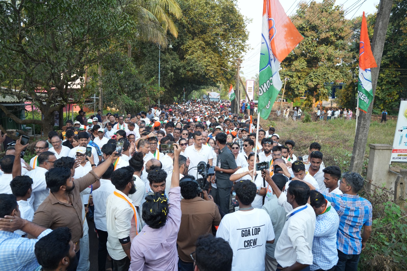 Winds of Change Have Begun to Blow in Goa”: Telangana Chief Minister Revanth Reddy Expresses Confidence as Thousands Participate Enthusiastically in Goy Rakhon Yatra at Quepem and Cuncolim