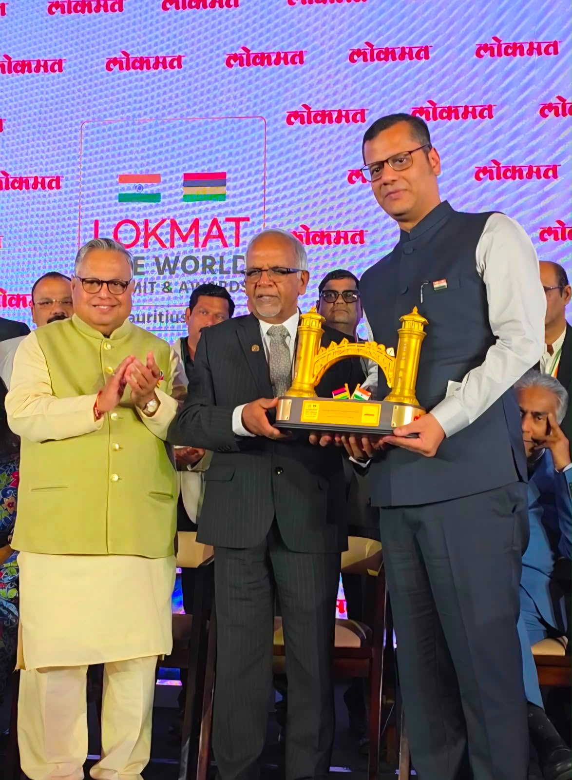 Yuri Alemao Honoured with Lokmat Global Achiever Award for Political Leadership