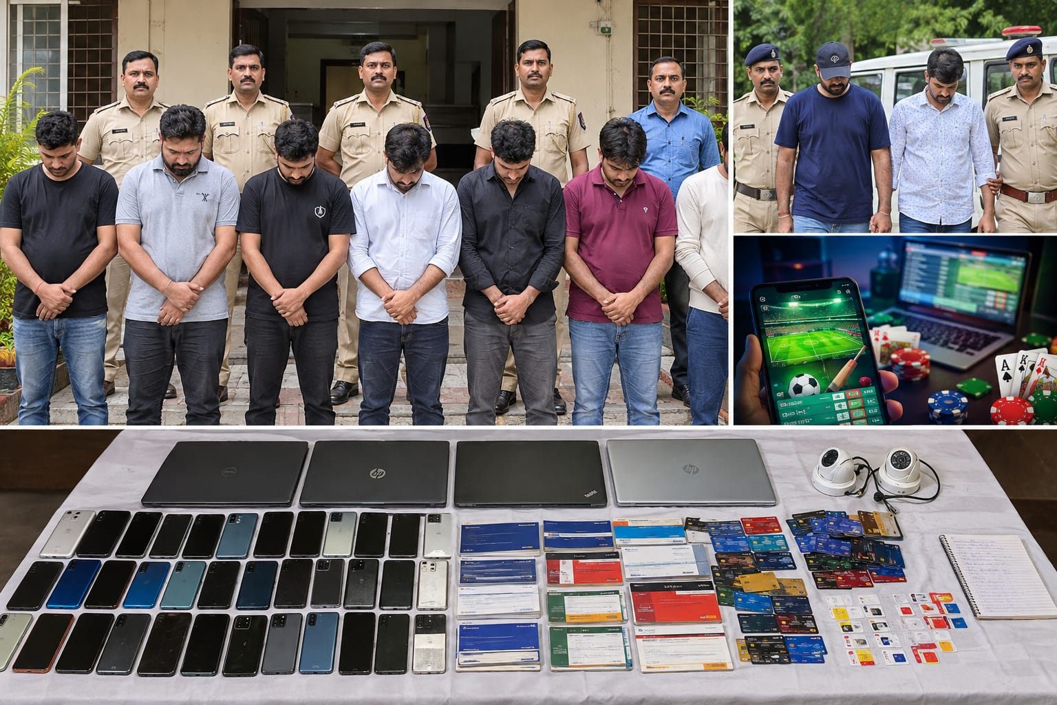 Nine Arrested in Online Betting Probe Linked to Goa